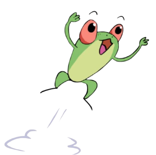 Image of a jumping frog