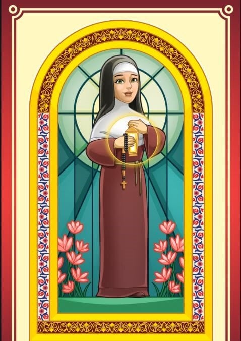 Prayer Card Front_Saint Clare-1