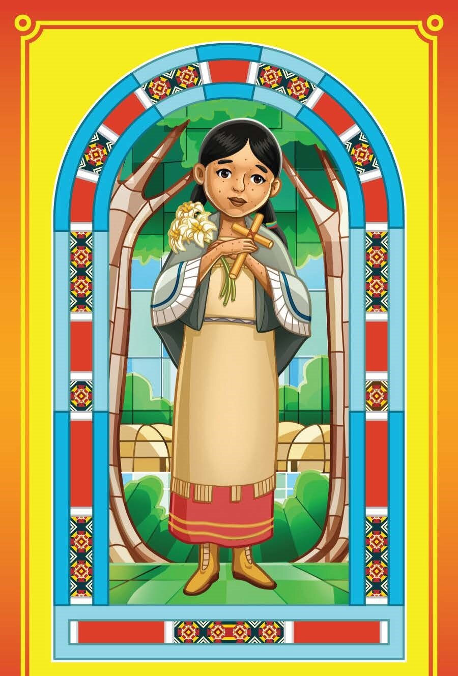 Prayer Card Front_Saint Kateri Tekakwitha-1